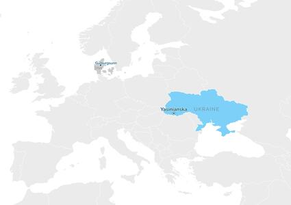 Мапа партнерства - Ясінянська територіальна громада